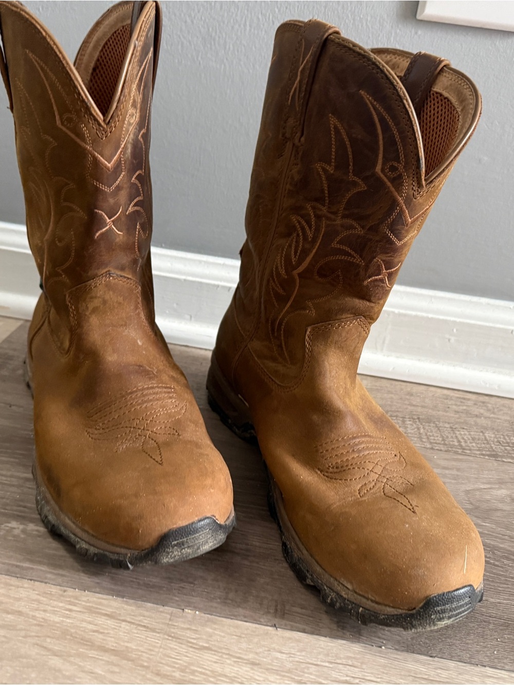 Twisted X Brown Leather Women's Cowboy Boots waterproof